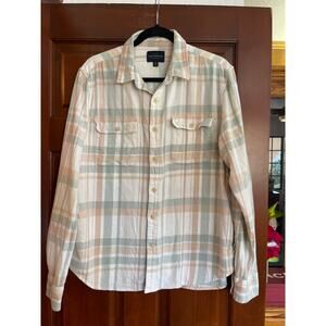 Lucky Brand women’s flannel button-down shirt size large
